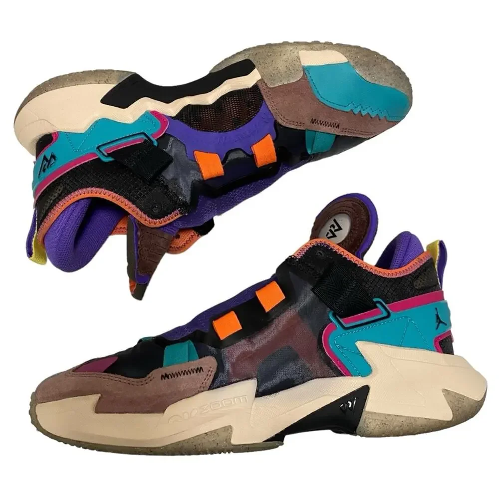 Jordan Why Not .5 Size 9.5 US / 8.5 UK / 43 (EUR) Black/Black-Cabana-Turf Orange